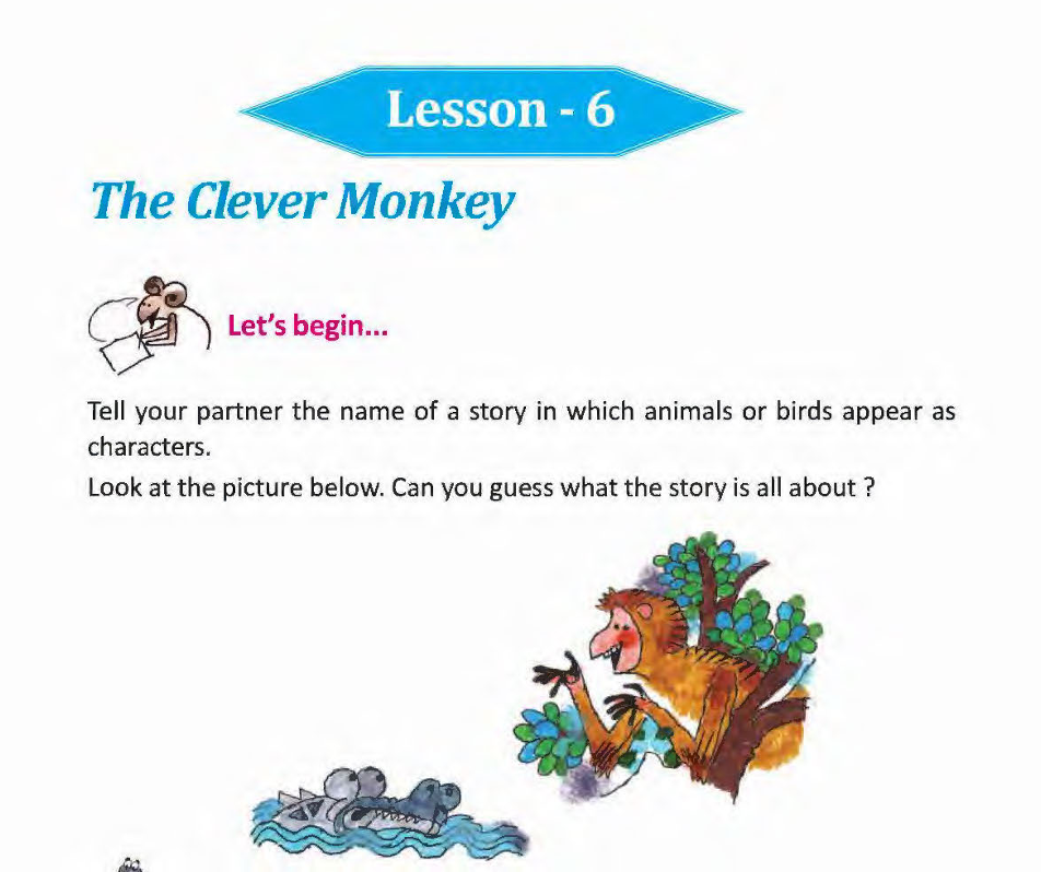 The Clever Monkey Class 5 English Lesson 6 Activity Question & Answer