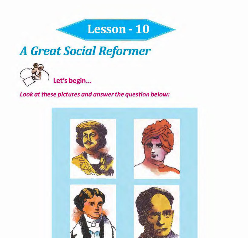 A Great Social Reformer | Class 5 English Lesson 10 Question Answer West Bengal Board