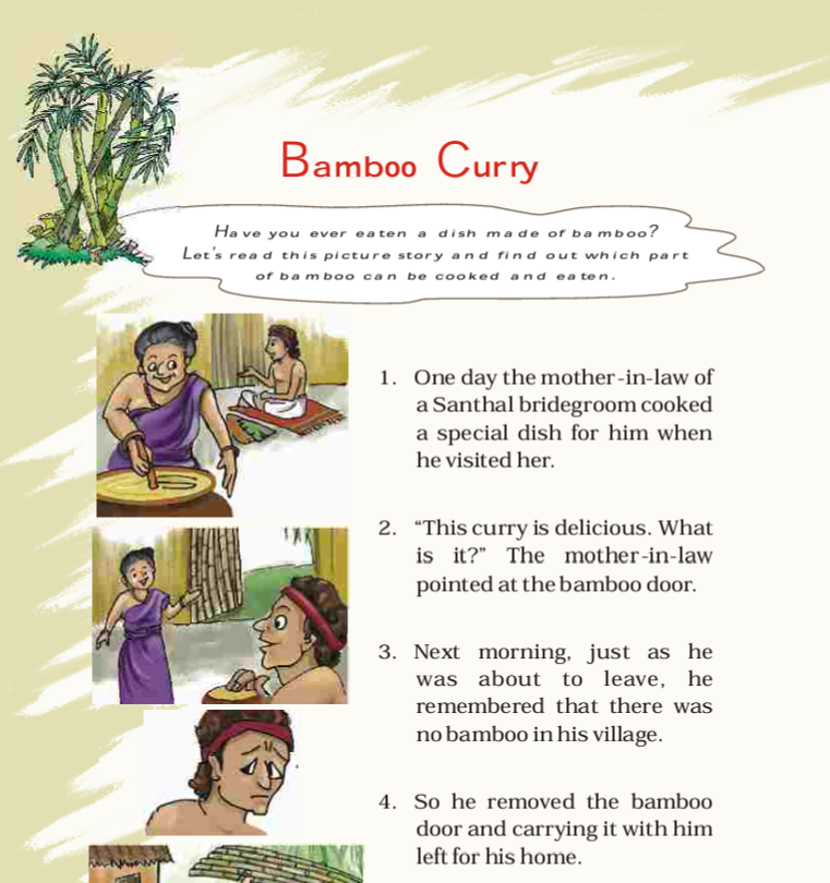 Bamboo Curry Class 5 Worksheet With Answers