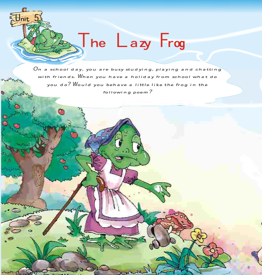 The Lazy Frog Class 5 Questions And Answers