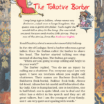 the talkative barber question answer​