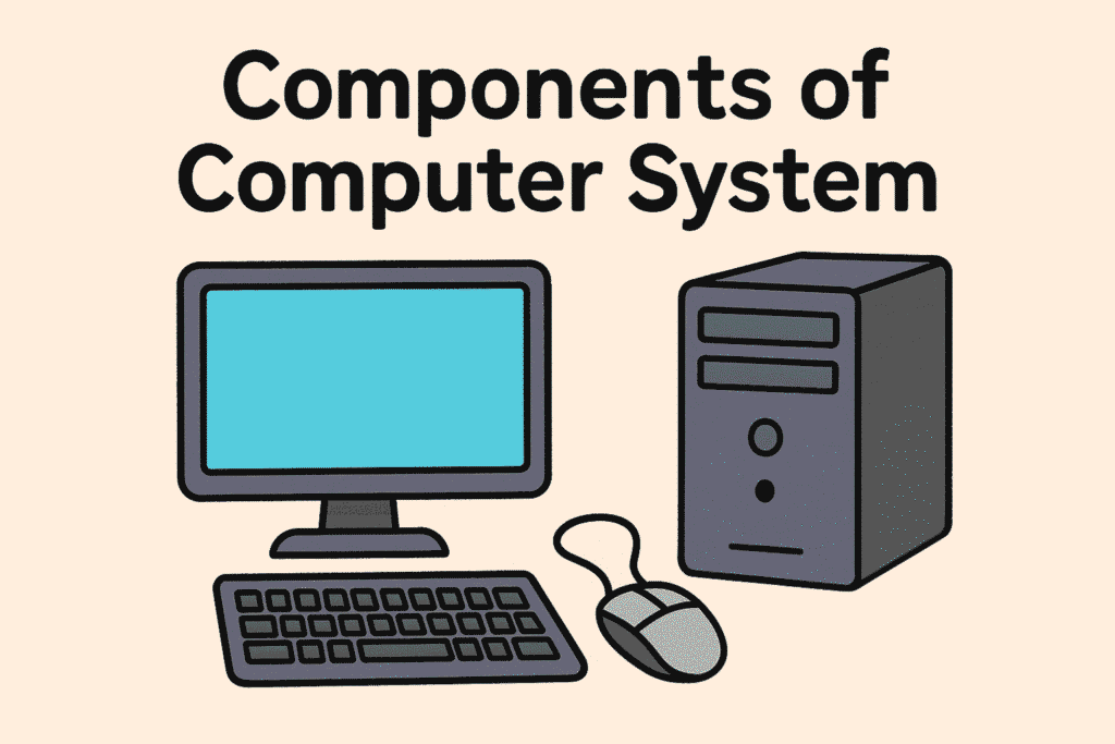 Components of Computer System: CBSE Class 9 Notes with Diagram Solved | Chapter 1 | Unit 1 | New Syllabus 2025-26