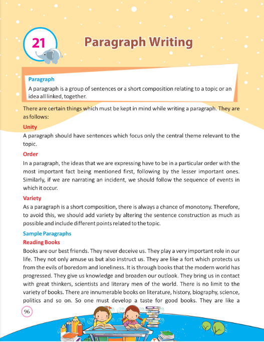 Class 5 English Grammar— Paragraph Writing