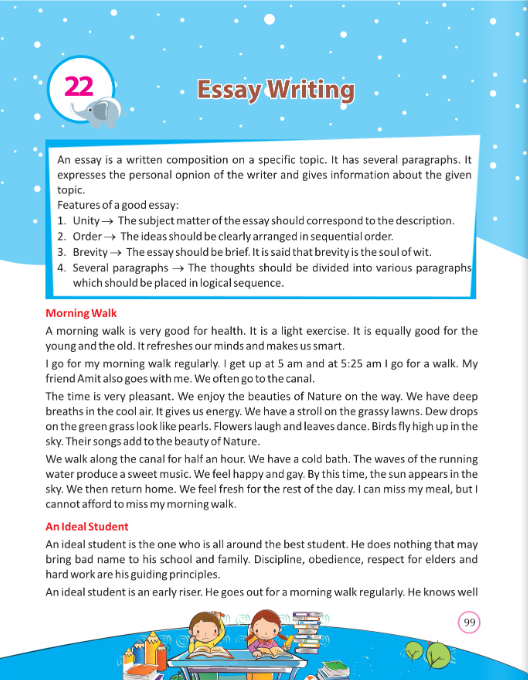 Class 5 English Grammar— Essay Writing