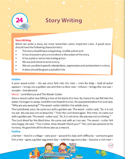 Class 5 English Grammar— Story Writing