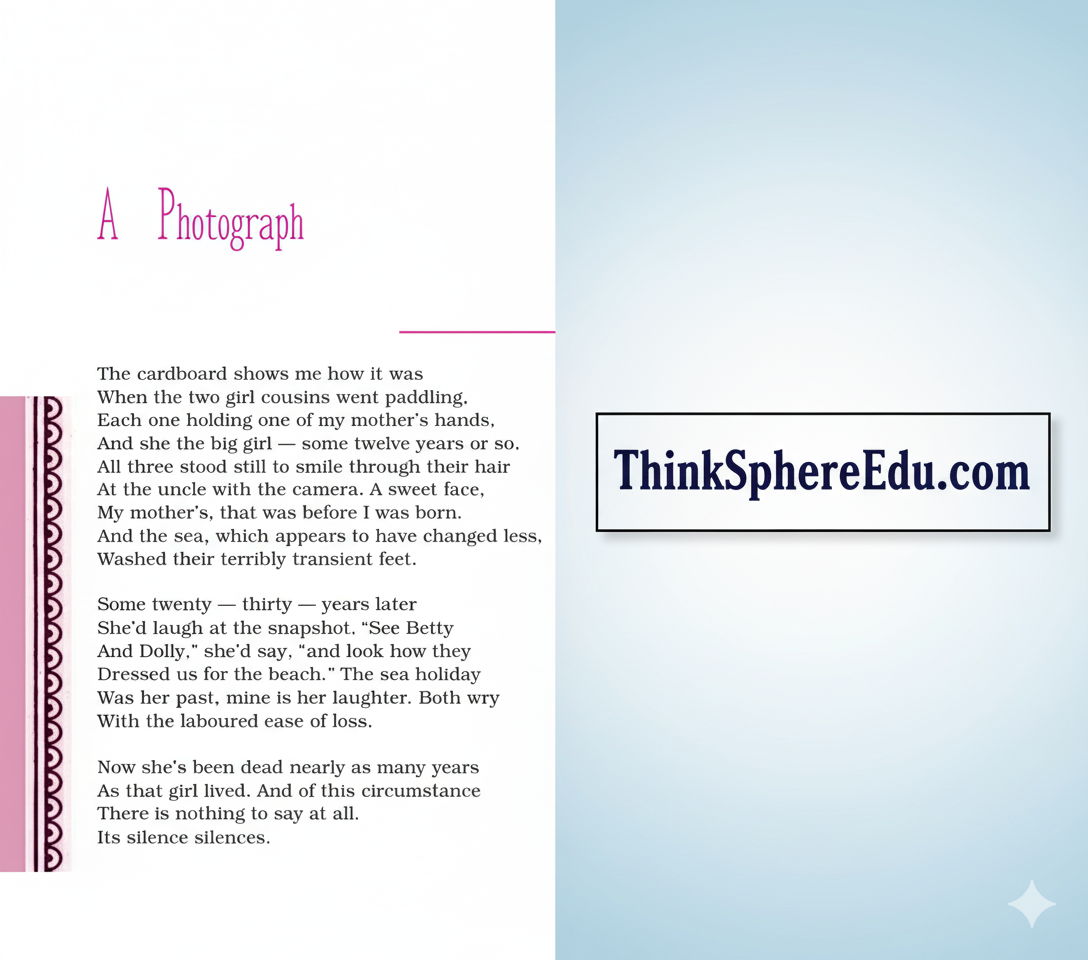 a photograph class 11 questions and answers