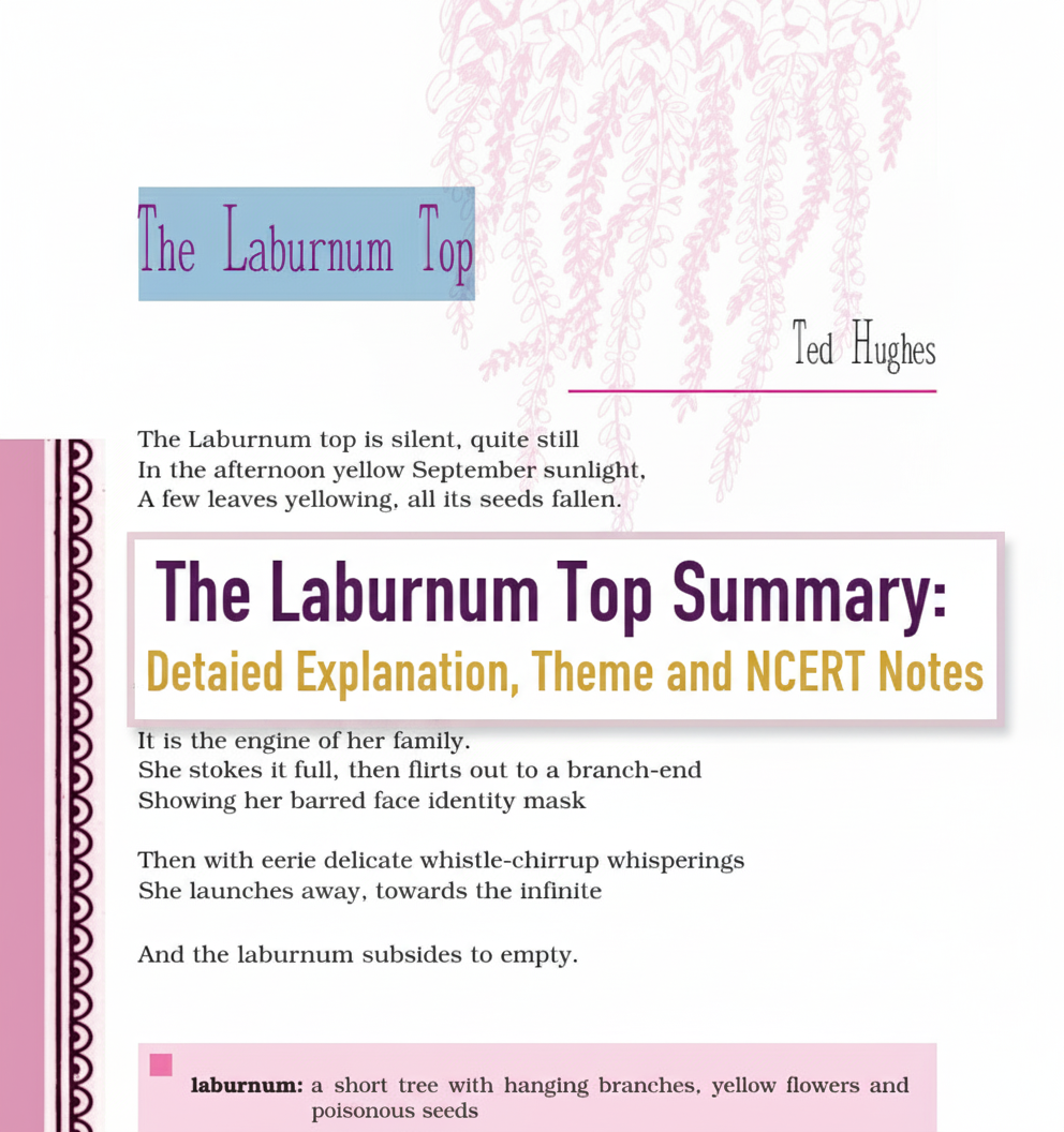 The Laburnum Top Summary: Detailed Explanation, Theme, and NCERT Notes 