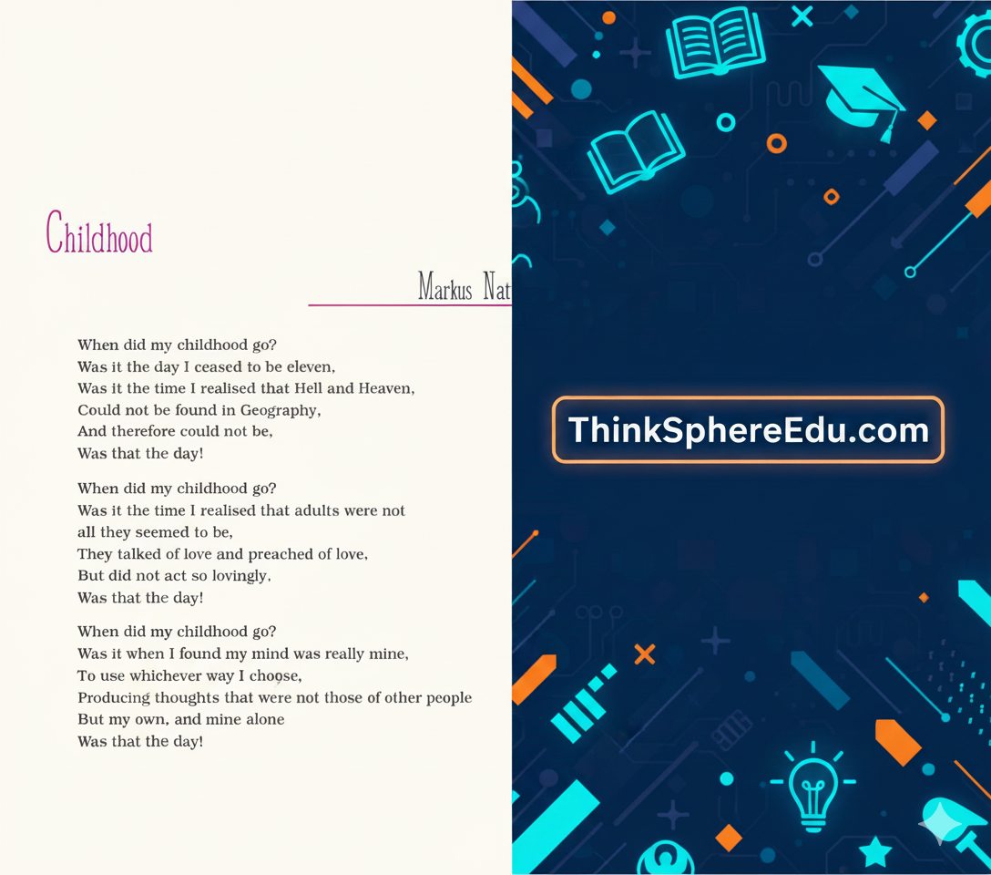 Childhood Class 11 Questions and Answers