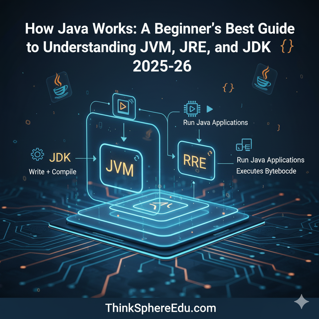 How Java Works: A Beginner’s Best Guide to Understanding JVM, JRE, and JDK 2025-26