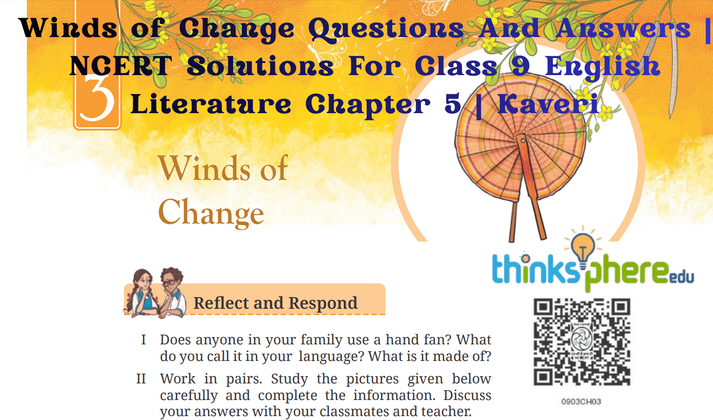 Winds of Change Questions And Answers Class 9