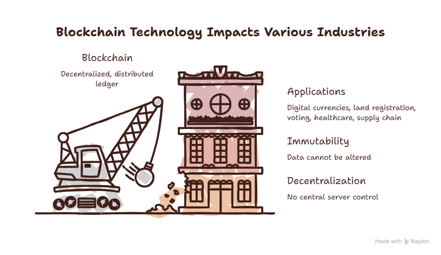 Blockchain Technology (Emerging Trends in Computer Science Class 11 Notes)