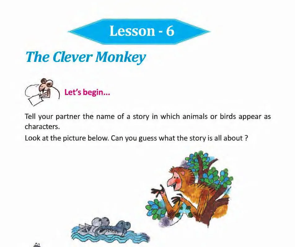 The Clever Monkey Class 5 English Lesson 6 Activity Question & Answer