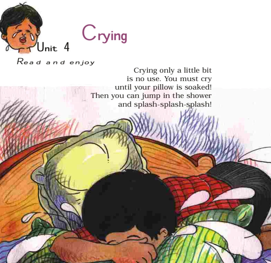 Crying Question Answer Class 5