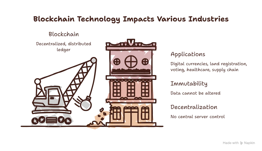 Blockchain Technology (Emerging Trends in Computer Science Class 11 Notes)